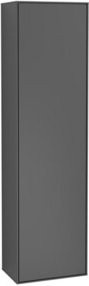 Villeroy & Boch Finion Hochschrank mit Wandbeleuchtung und LED-Licht in Anthrazit, B/T/H: 41,8 x 27 x 151,6 cm - Bild 1