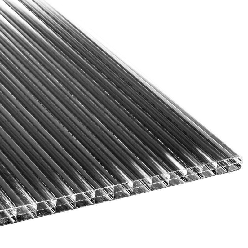Stegplatte Polycarbonat Polyclear T&J Anthrazit Breite: 98 cm, Dicke: 1,6 cm - Bild 1