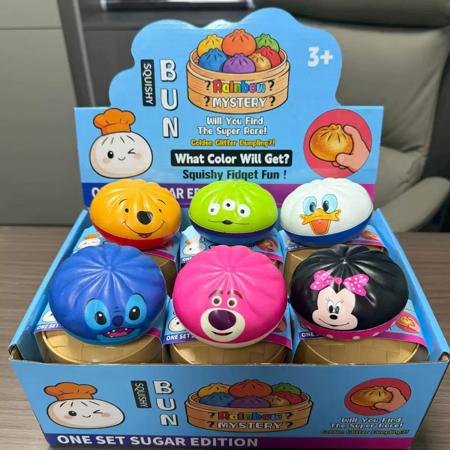Disney Dumpling Steamer Blind Box, Squishy-Brötchen-Spielzeug, Bunt, ab 3 Jahre - Bild 2