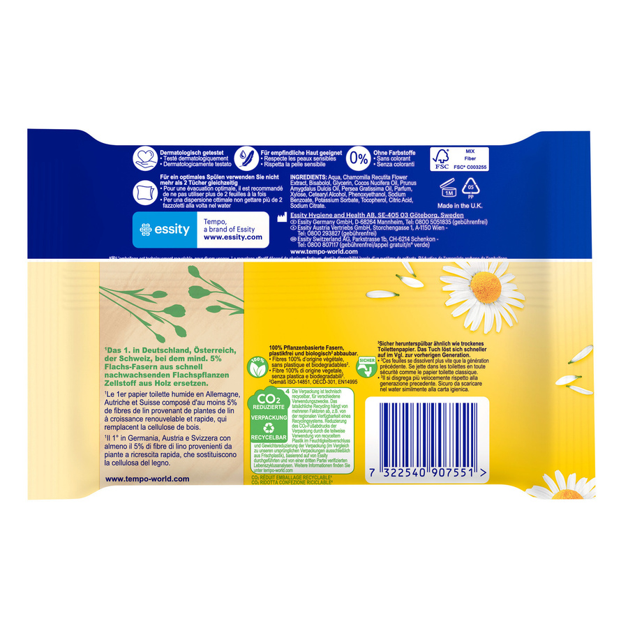 Tempo Feuchtes Toilettenpapier Sanft & Pflegend - Bild 2