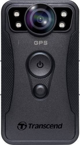 Transcend TS128GDPB40A Bodycam Action Camera mit GPS und internem Speicher in Schwarz - Bild 1