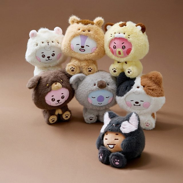 LINE FRIENDS BT21 BABY Zoo Cartoon Plüschpuppe, Sitzende Puppe - Bild 1