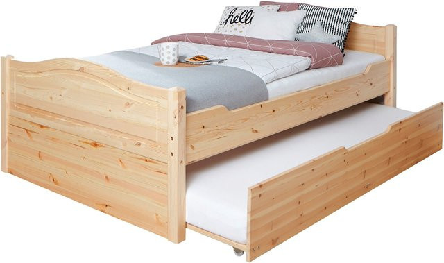 Doppelbett Leni von TiCAA mit Zusatzbett, B/T/H: 140 x 200 cm - Bild 2