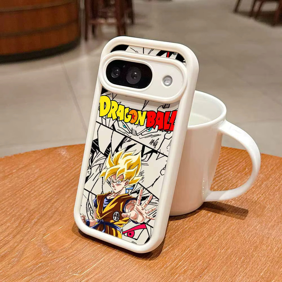 Saiyan Dragon Ball Anime Handyhülle für Samsung Galaxy S26 S25 S24 S23 S22 S21 S20 FE Ultra Plus mit Augen-Design und Umhängeband in Multicolour - Bild 2