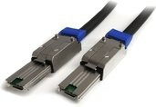 StarTech.com externes Mini SAS Kabel SFF-8088 auf SFF-8088, 4-Lane, 6Gbit/s, Schwarz, 3,0 m - Bild 1