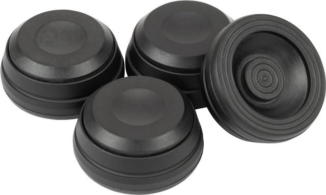 Dynavox Gerätefüße Schwingungsdämpfer 4er Set aus Aluminium und Silikon in Schwarz - Bild 1