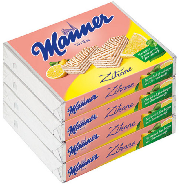 Manner Schnitten Zitrone 4 x 75 g - Bild 1