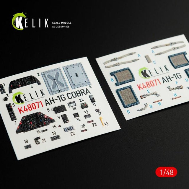 ICM AH-1G Interior 3D-Decals - Bild 1