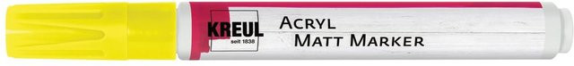 KREUL Acryl Matt Marker Medium in Gelb permanent - Bild 1