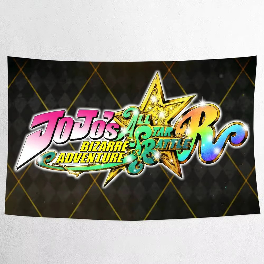 Mesuca JoJo's Bizarre Adventure Party-Dekoration mit Sternen und geometrischem Design, Mehrfarbig, B: 70 cm, H: 70 cm - Bild 3