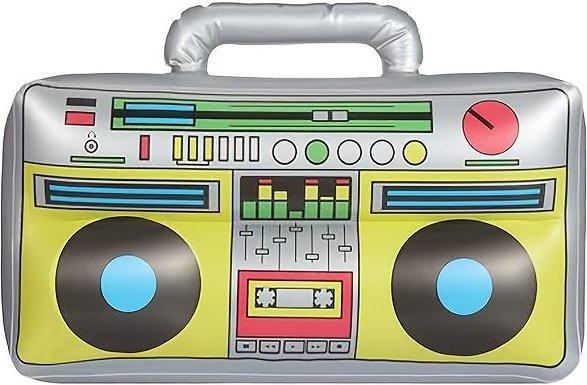 Ouyaohong Aufblasbarer Stereo-Lautsprecher in Gold und Multicolour für Innen- und Außenbereiche - Bild 1