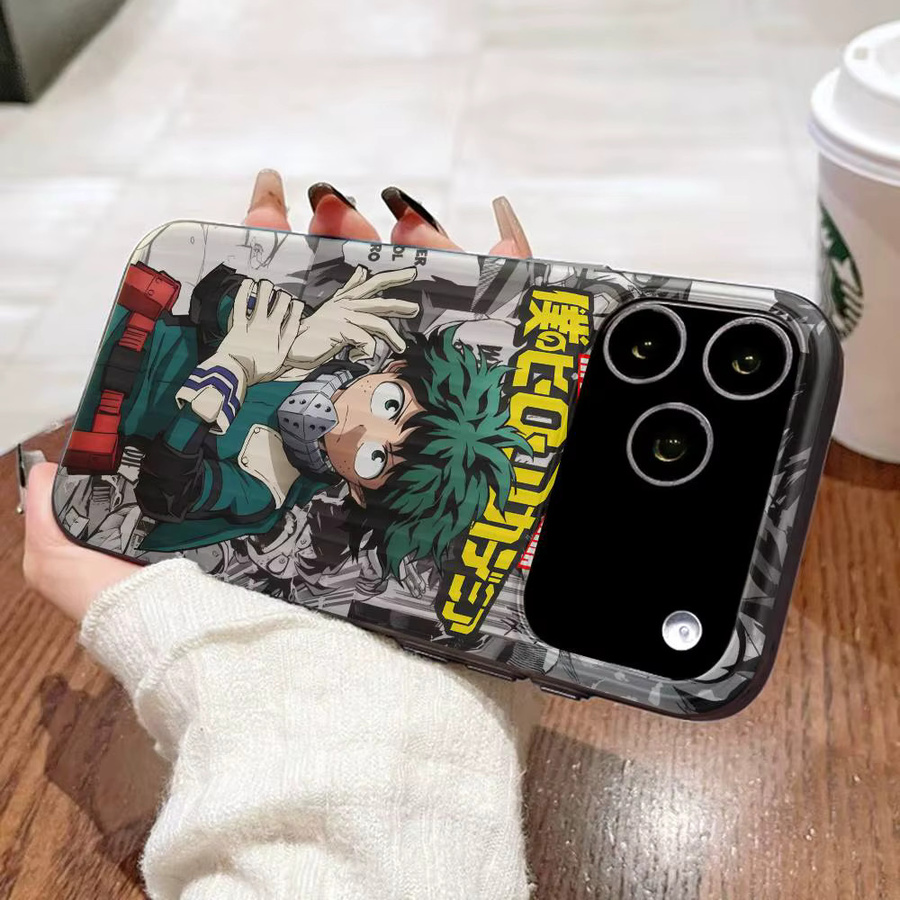 Transparente Handyhülle mit Anime My Hero Academia Motiv für Apple iPhone 11 12 13 14 15 16 17 Pro Max Plus in Multicolour - Bild 3