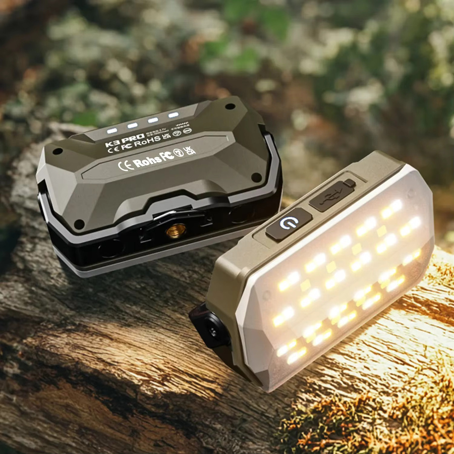NEWBIRTH Tragbare Outdoor-Camping-Laterne mit 4000 mAh Akku, wiederaufladbares Arbeitslicht mit Magnet und Notlichtfunktion, Weiß - Bild 6
