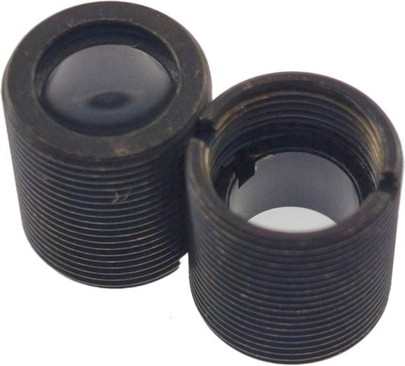 SRATE 2er-Set G7 Plankonvexe Laserfokussierende Optische Linsen, Monolithische Asphärische Glaslinsen, Farbe: Schwarz, Effektive Blende: 6,5 mm, EFL: 8 mm - Bild 1