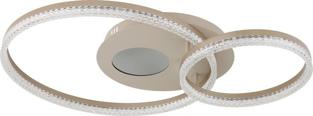 GLOBO Lighting Deckenleuchte SANFORD in Beige und Cappuccinofarben aus Metall und Kunststoff - Bild 1