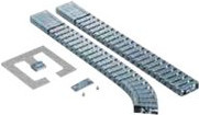 Bachmann Kabelschlange Flex II Set Flexible Kabelleitung Silber 75 cm - Bild 1