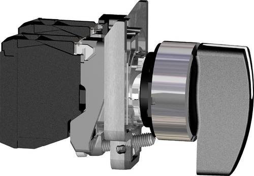 Schneider Electric XB4BJ33EX Wahlschalter in Schwarz aus Metall - Bild 1