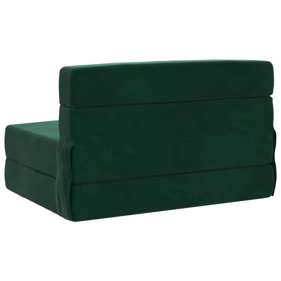 Klappsofa Bett von VD Home Furnishing in Dunkelgrün aus Stoff mit Schlaffunktion, B/T/H: 70 x 80 x 60 cm - Bild 6