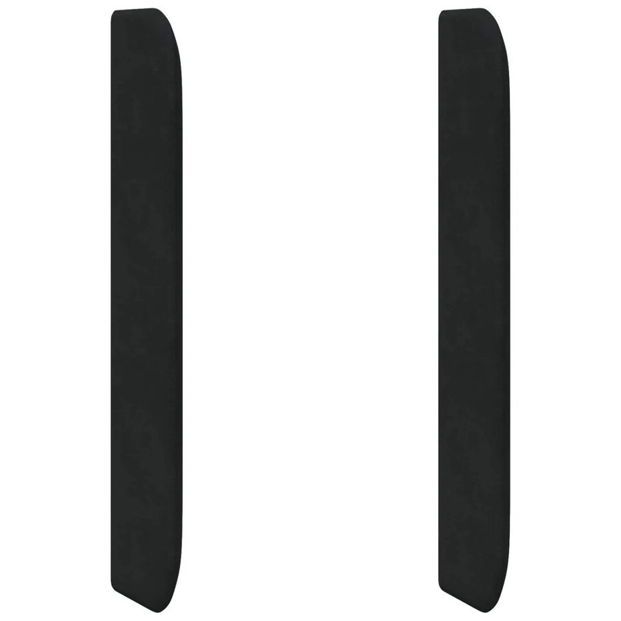 vidaXL Kopfteil Ohr in Schwarz aus Samt, B/H/T: 80 x 16 x 4 cm - Bild 2