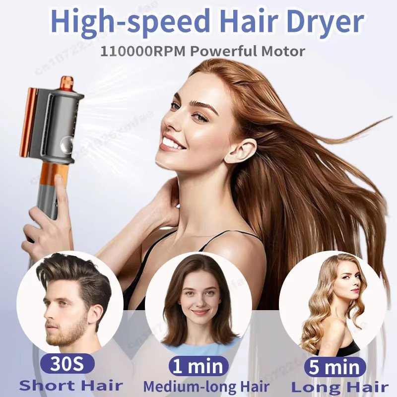 SenCiciMen 6-in-1 Heißluft-Styler mit Negativionen-Technologie, Damen - Bild 2