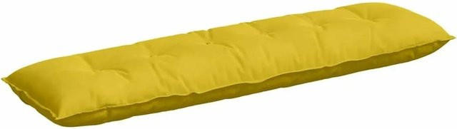 vidaXL Rückenkissen aus Cordstoff in Gelb, B: 180 cm, H: 50 cm - Bild 1
