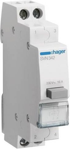 Hager Druckschalter 16A 230V SVN342 - Bild 1