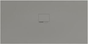 Villeroy & Boch Duschwanne Squaro Infinity aus Mineralguss, grau, B/T/H: 160 x 80 x 4 cm, rechteckig und universal einbaubar - Bild 1
