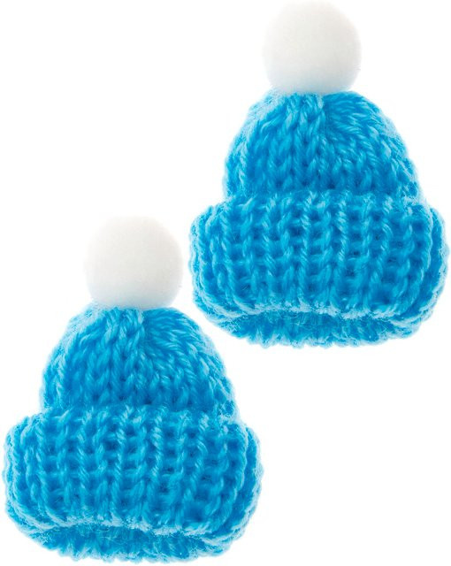 Rico Design Wichtel Miniatur Strickmütze Blau - Bild 1