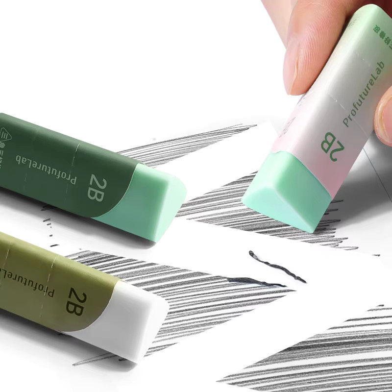 M&G Dreieckiger Bleistift-Radiergummi für Künstler und Studenten zur präzisen Skizzenkorrektur - Bild 3