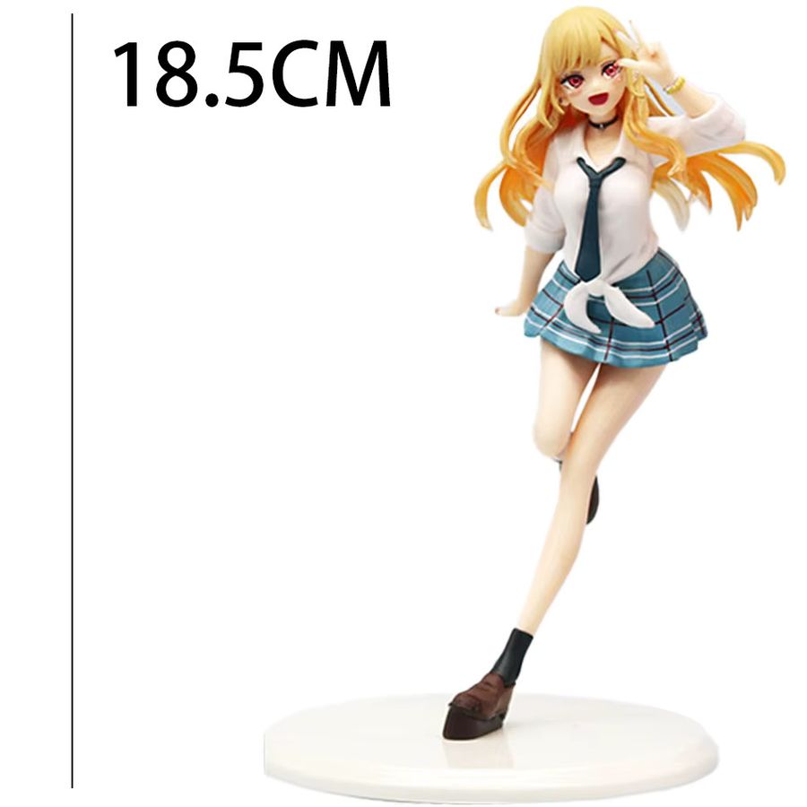 My Dress Up Darling Marin Kitakawa Anime Figur in Uniform, Multicolor PVC Modell, Höhe: 18,5 cm - Bild 5