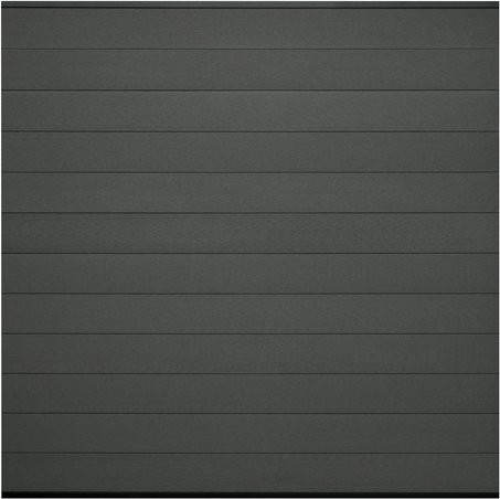 Mr. GARDENER Steckzaunsystem Turino aus WPC in Schwarz, B/H: 179 x 90 cm - Bild 1