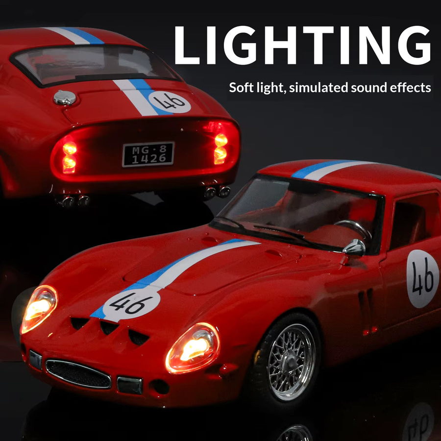Maisto 250-GTO Automodell, 1:24, mit Licht und Sound, rot - Bild 2