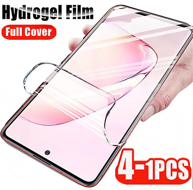 4er Pack Hydrogel Displayschutzfolien für Samsung Galaxy S24 Ultra S25 S23 S22 S21 FE A56 5G A55 5G A53 A35 A34 A13 5G A05s in Transparent - Bild 1