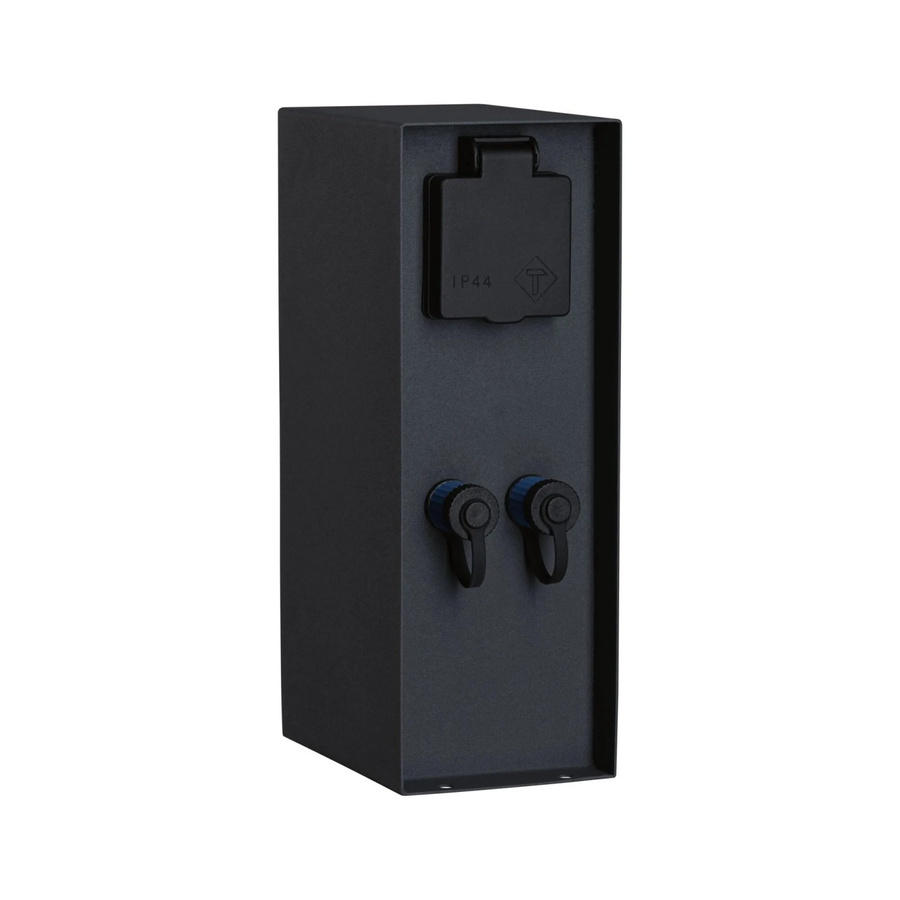 Paulmann Plug & Shine Rio Steckdosensäule IP44 Anthrazit Höhe: 230 mm - Bild 2