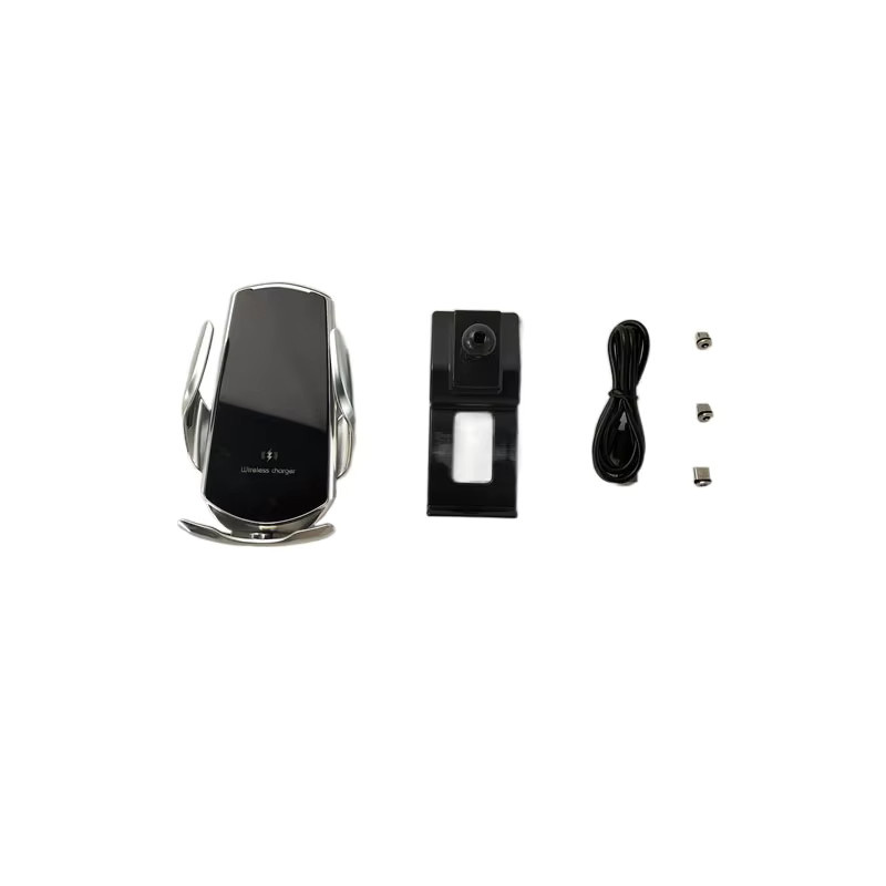 Kabellose 15W Schnellladegerät Auto-Halterung mit automatischer Klemmung für Land Rover Discovery 5 (2014-2018), Schwarz - Bild 2