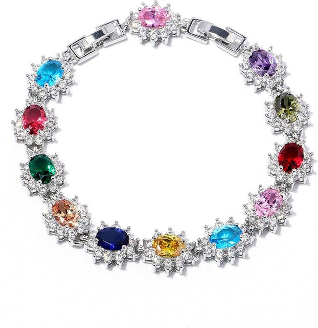 YIRAN Armband, Kupfer, Weiß, Zirkonia, Damen - Bild 1