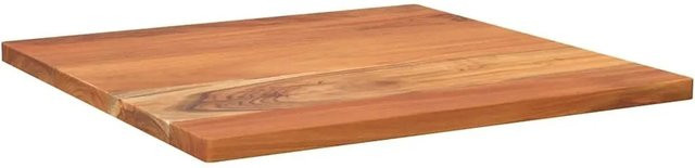 vidaXL Tischplatte aus Akazien-Massivholz in Braun, quadratisch, B/T/H: 50 x 50 x 3,8 cm - Bild 1