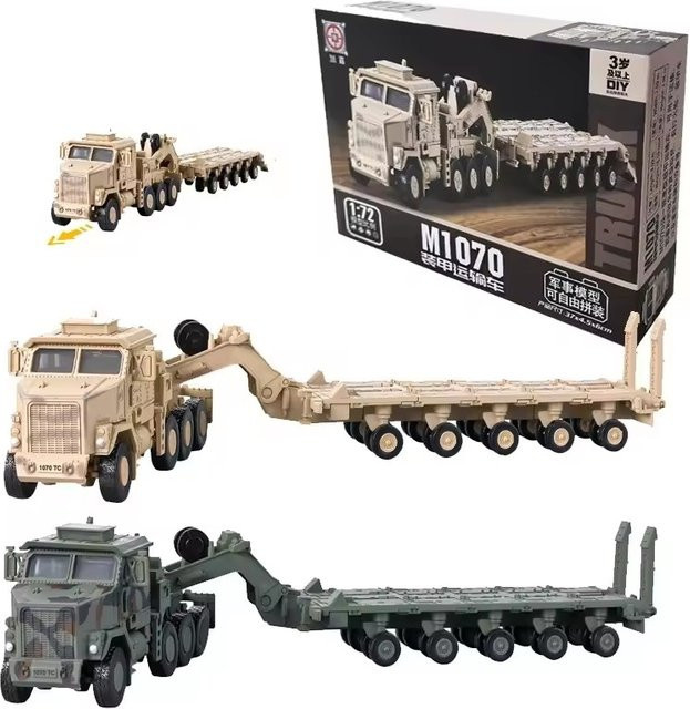 M-Track Kreative Militärserie Gepanzertes Transportfahrzeug, 1:72, Grün/Gelb, ab 3 Jahren - Bild 1