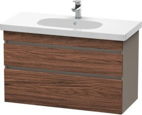 Duravit Waschtischunterschrank DuraStyle, Farbe: Dunkelblau, B/T/H: 100 x 45,3 x 61 cm, wandhängend, 2 Schubladen - Bild 1
