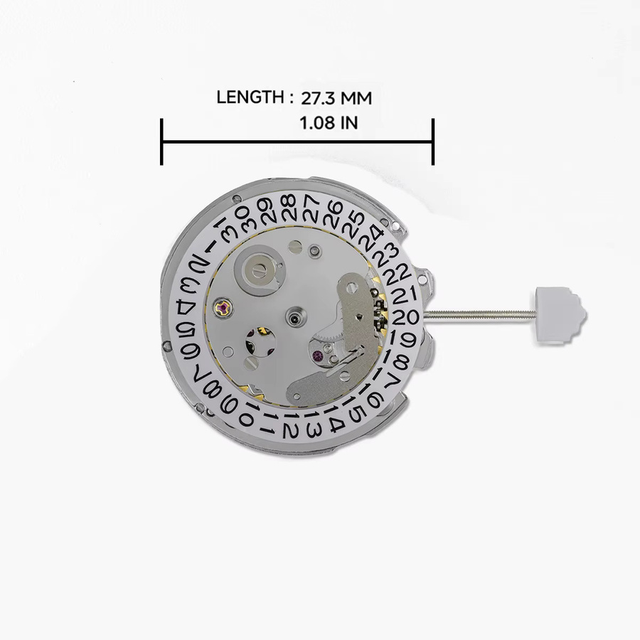 Geekthink Automatisches mechanisches Uhrwerk NH35A, Edelstahl, Silber, Unisex - Bild 5