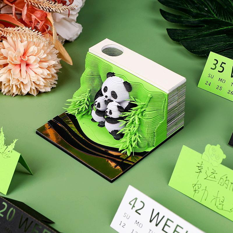 Gardenny 2027 3D Abreißkalender mit künstlerischem Papierschnitz-Design in Multicolour - Bild 9