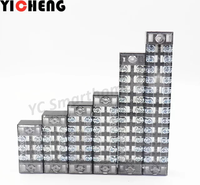 Isolierter Hochstrom Klemmenblock mit Schraubanschluss für 600 V und 15 A, 1 Stück - Bild 1