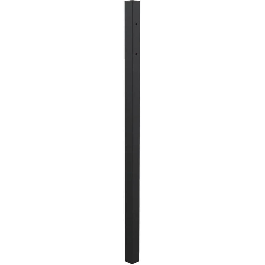 AluKlobenpfosten DEMMELHUBER für AluDoppeltor CHAUSSEE und CIRCLE aus Aluminium, Anthrazit, Höhe: 180 cm für Zaunhöhe: 125 cm - Bild 2