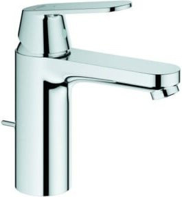 Grohe Waschtisch-Einhebelmischer Eurosmart Cosmopolitan in Chrom mit Pop-up-Abfluss und wassersparender Technologie - Bild 1