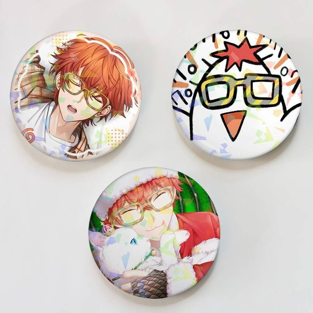Brosche M-Mystic Messenger 707 Laser Button Pins - Bild 1
