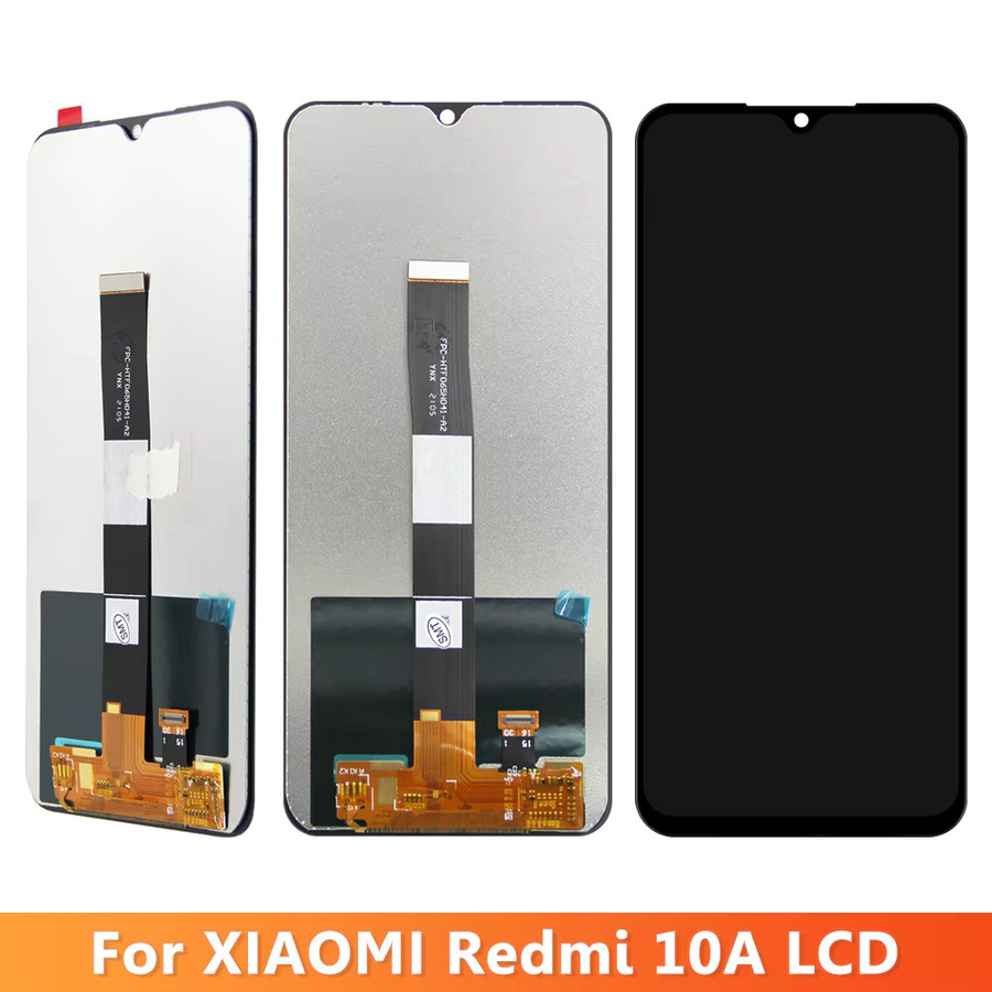 Xiaomi Redmi 10A LCD Display Touchscreen Digitalisierer Baugruppe mit Rahmen in Schwarz 6,53 Zoll - Bild 4