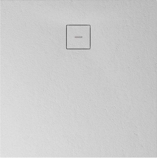 Breuer Duschwanne Modern Line aus Mineralguss in Steinoptik, quadratisch, Weiß, B/T: 100 x 100 cm - Bild 1