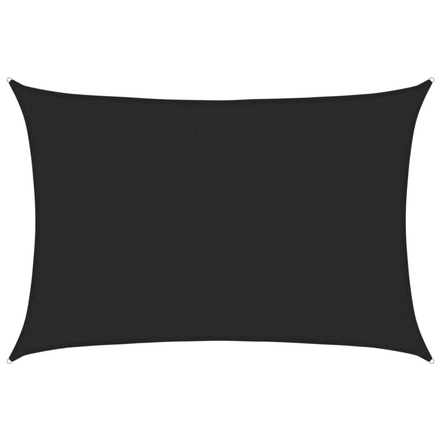 Furnicato Sonnensegel aus HDPE in Schwarz, Rechteckig, B x T: 250 x 350 cm - Bild 2