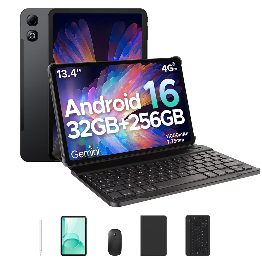 DOOGEE Tab G6 Max Tablet mit Android 16, 256 GB Speicher, 13,4 Zoll 90 Hz Display, 11000 mAh Akku und UNISOC T7280 Prozessor - Bild 1