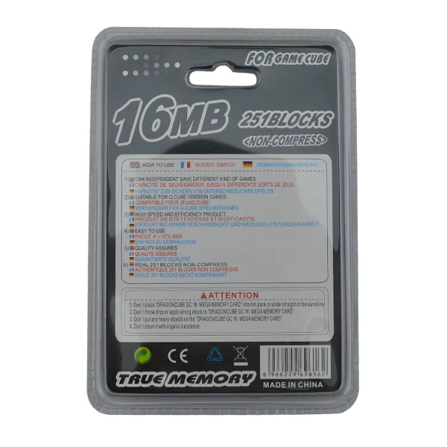 xunbeifang 16 MB Speicherkarte für GameCube, NGC und Wii Retro Spielzubehör - Bild 2